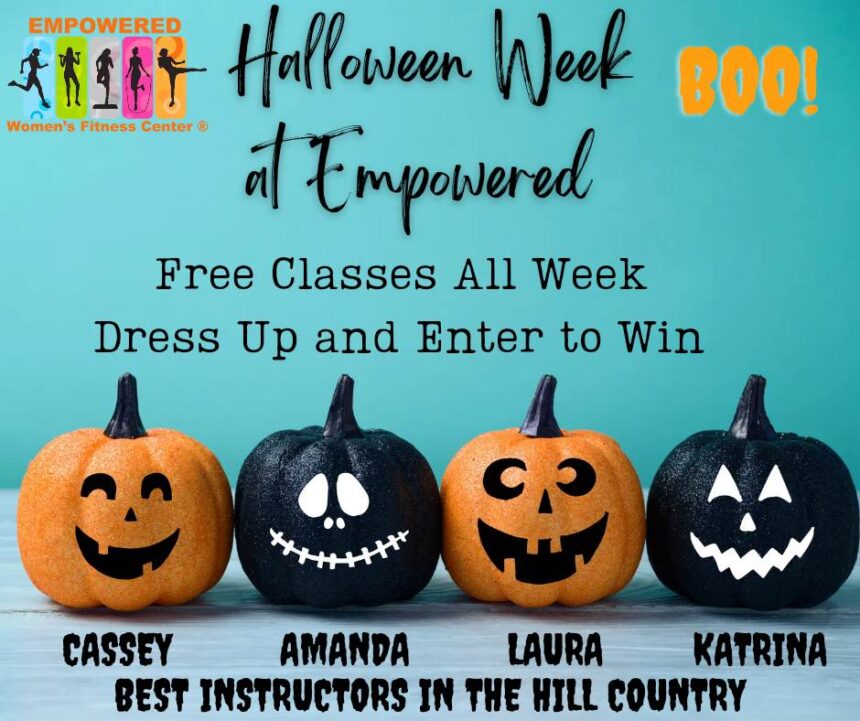 FREE CLASSES for halloween week!