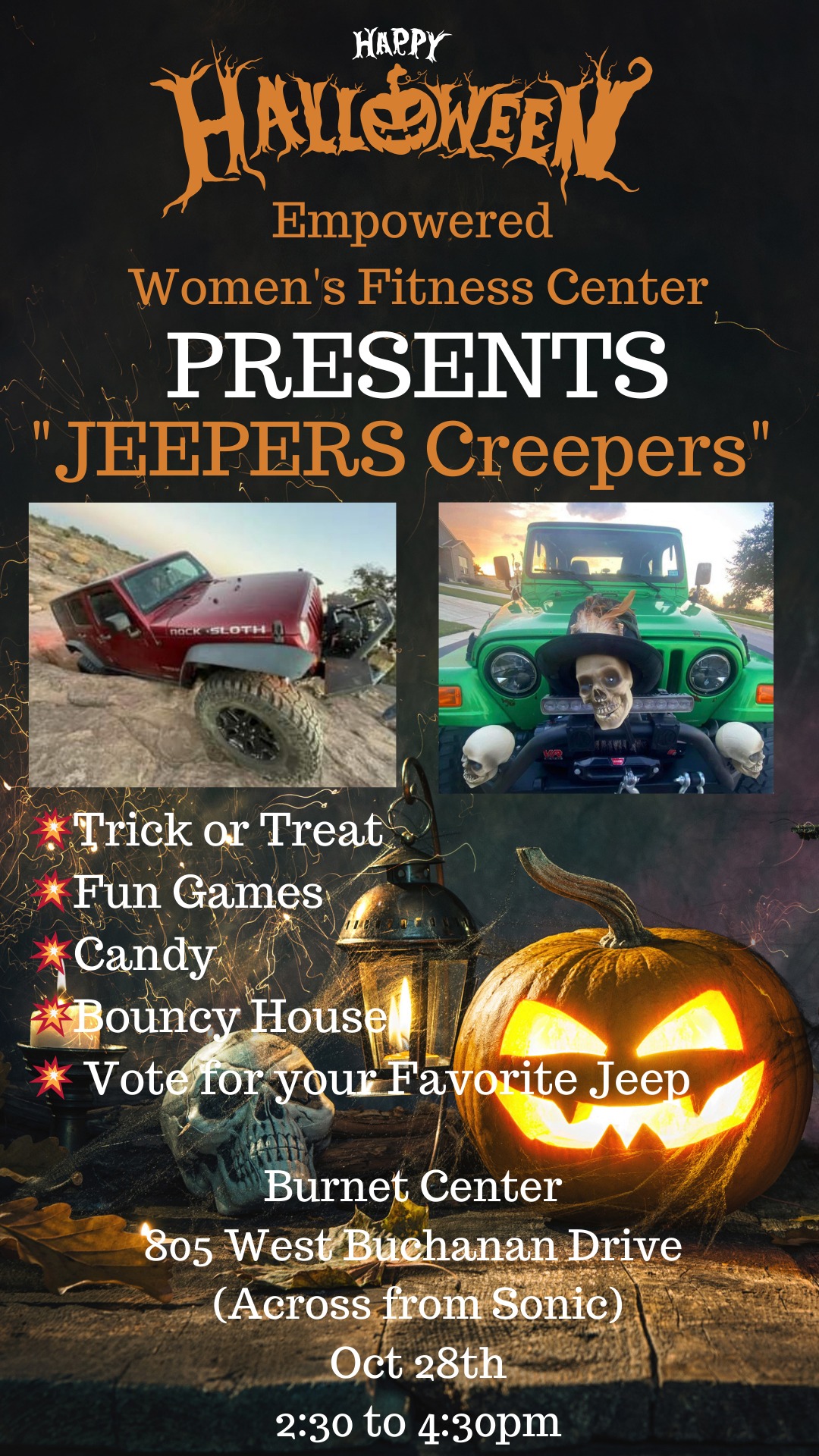 Don't have weekend plans. Movie night at the Drive-In! Friday October 21 6:45pm  Scream Friday October 21 9:45pm Jeepers Creepers Saturday…